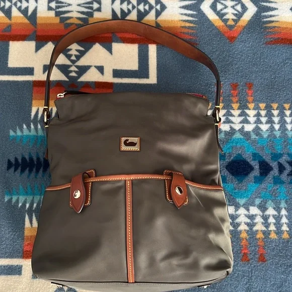 Dooney & Bourke Green and Brown Women's Bag - Picture 5 of 6